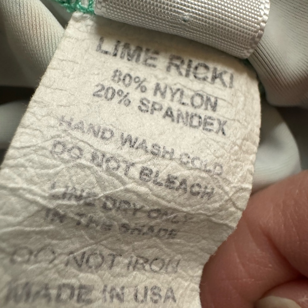 Lime Ricki Swim Ultra High Waist Skirt With Bottoms Tiny Floral, 2XL - Picture 5 of 9